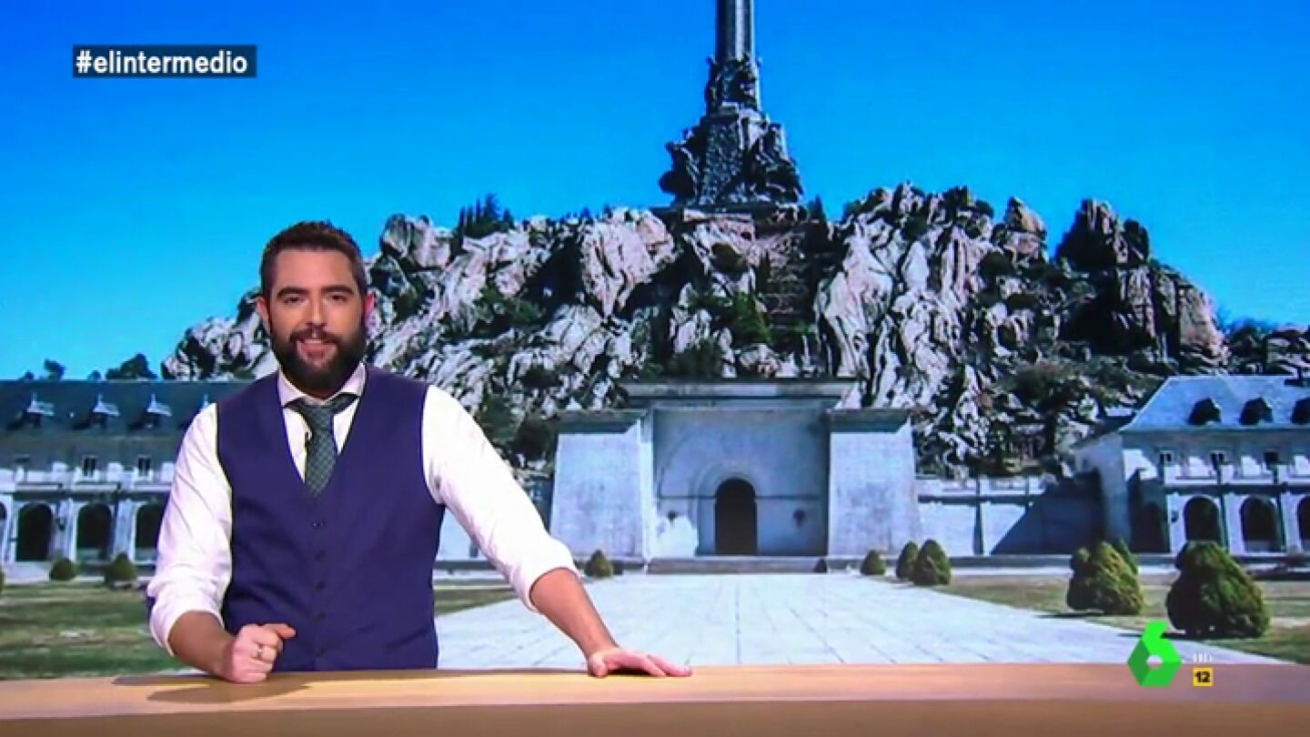 La propuesta de Dani Mateo a los "monjes benedictinos": "Hay que buscar rentabilidad. Si sacan los restos de Franco, alquil&aacute;is la tumba"