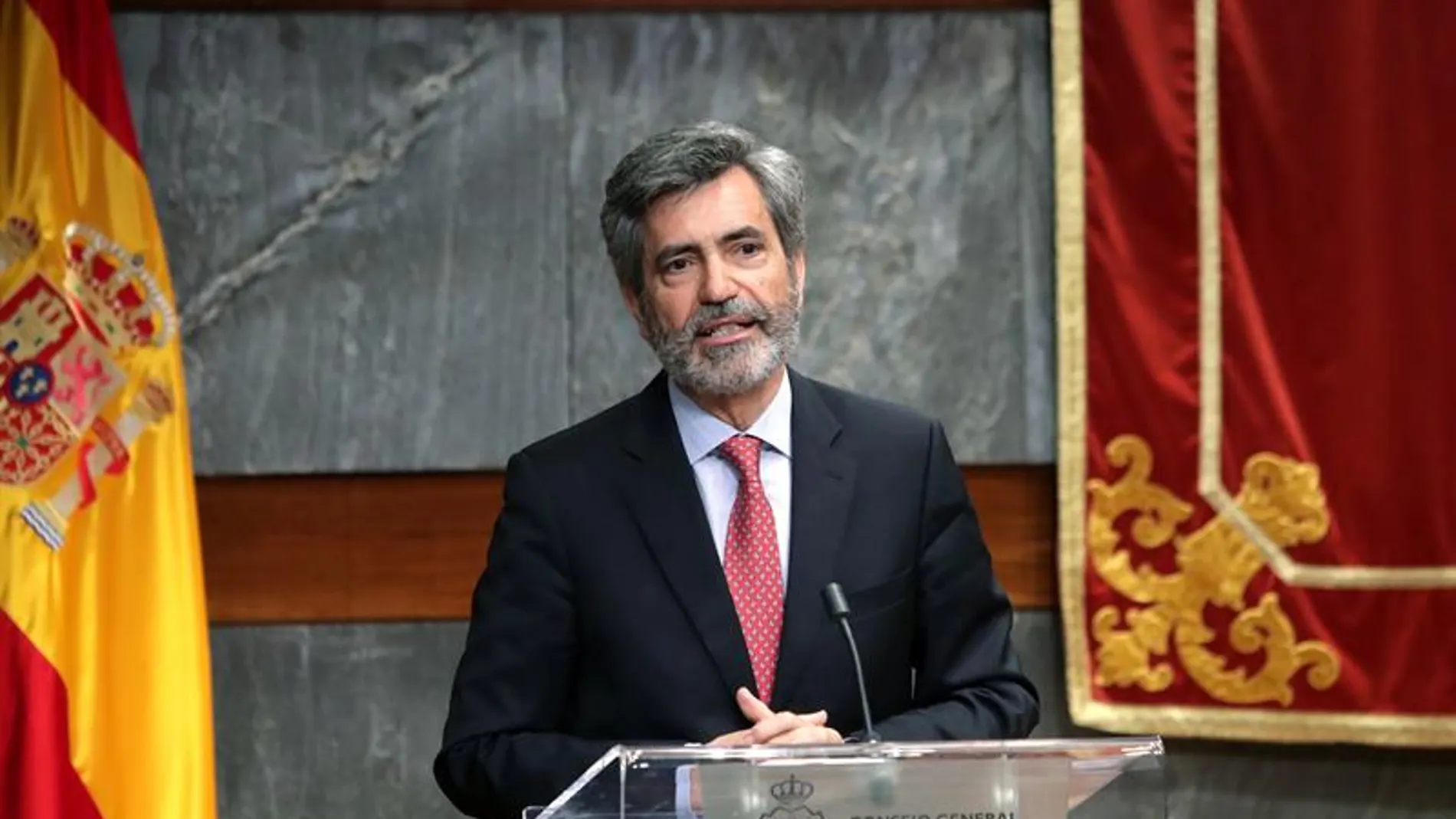 El presidente del Consejo General del Poder Judicial (CGPJ), Carlos Lesmes