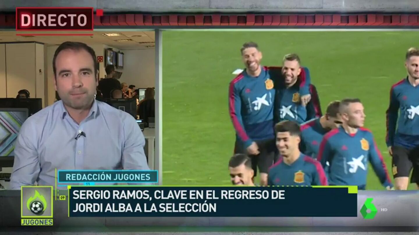 Sergio Ramos recomend&oacute; a Luis Enrique la vuelta de Jordi Alba