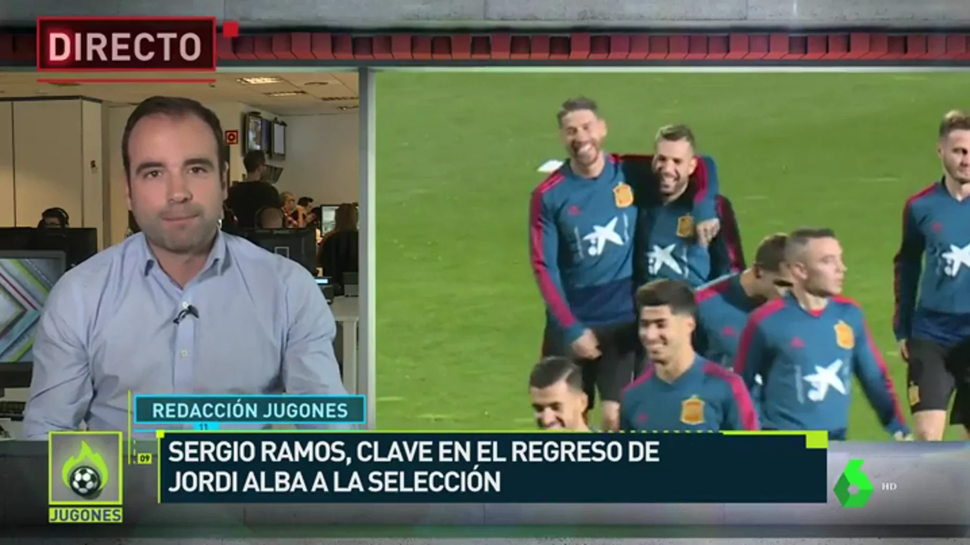 Sergio Ramos recomendó a Luis Enrique la vuelta de Jordi Alba