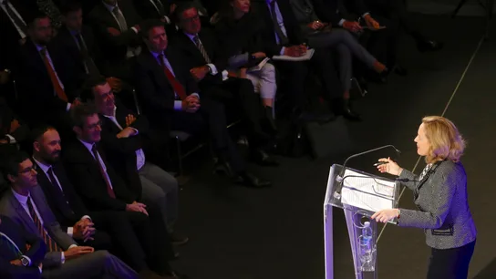 La ministra de Economía y Empresa, Nadia Calviño La ministra de Economía y Empresa, Nadia Calviño