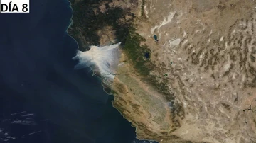Día 8 del incendio en California