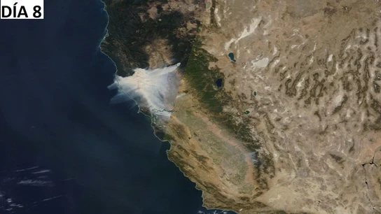 Día 8 del incendio en California Día 8 del incendio en California