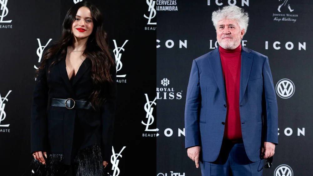 Las primeras imágenes de la 'reconciliación' entre Pedro Almodóvar y Rosalía