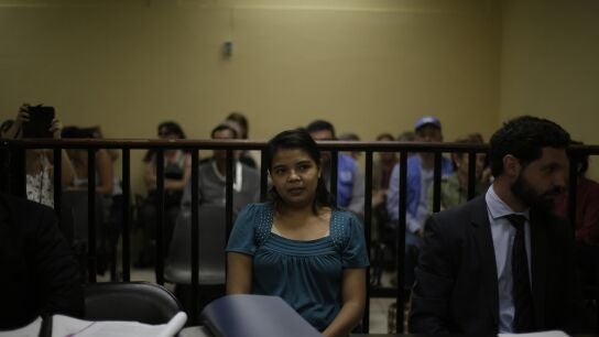 La joven salvadore&ntilde;a Imelda Cortez, acusada de intentar abortar a una ni&ntilde;a