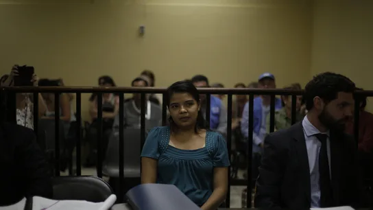 La joven salvadoreña Imelda Cortez, acusada de intentar abortar a una niña La joven salvadoreña Imelda Cortez, acusada de intentar abortar a una niña