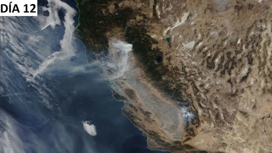Día 12 del incendio en California Día 12 del incendio en California