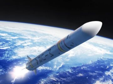 Simulación del cohete subespacial 'Miura 1' de la compañía PLD Space de Elche