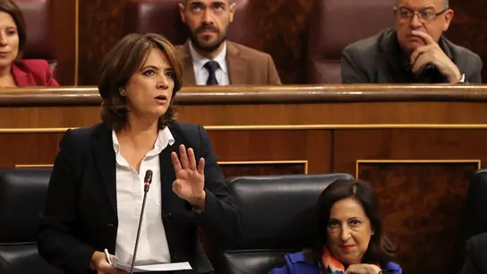 La ministra de Justicia, Dolores Delgado La ministra de Justicia, Dolores Delgado, en el Congreso
