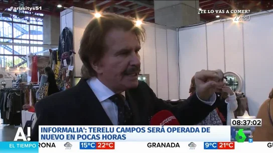 Bigote Arrocet lanza un mensaje de tranquilidad sobre la operación de Terelu Campos Bigote Arrocet lanza un mensaje de tranquilidad sobre la operación de Terelu Campos