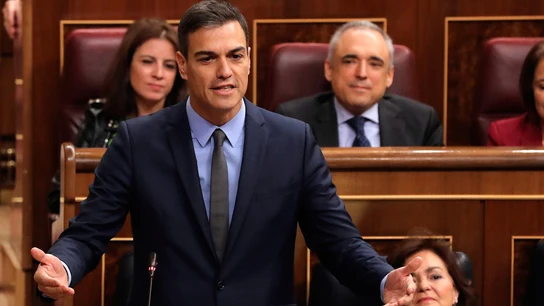 Pedro Sánchez en el Congreso Pedro Sánchez en el Congreso