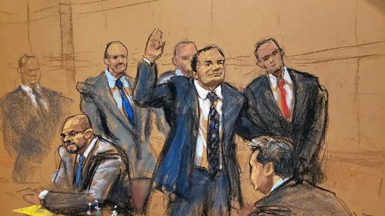 Reproducción fotográfica del juicio de 'El Chapo' Guzmán Reproducción fotográfica del juicio de 'El Chapo' Guzmán