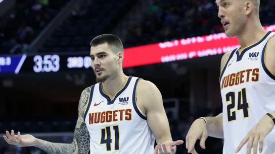 Juancho Hernangómez, durante un partido con los Nuggets Juancho Hernangómez, durante un partido con los Nuggets