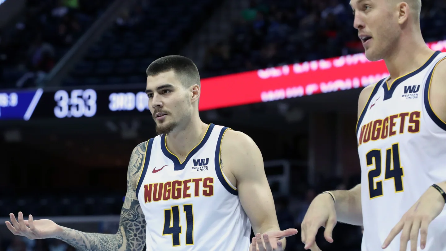 Juancho Hernangómez, durante un partido con los Nuggets Juancho Hernangómez, durante un partido con los Nuggets