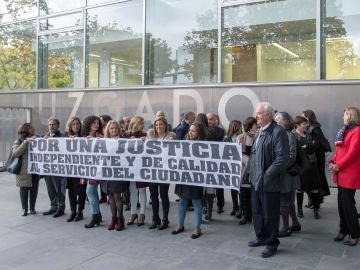Los jueces y fiscales de Castilla-La Mancha se han concentrado en las diferentes provincias Los jueces y fiscales de Castilla-La Mancha se han concentrado en las diferentes provincias