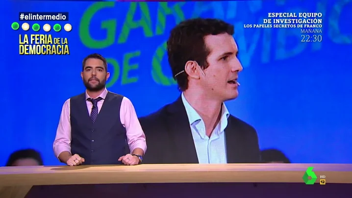La reacción de Dani Mateo a las declaraciones de Casado: "Claro, no entramos a sangre y fuego en Latinoamérica, sólo hicimos un país más grande"
