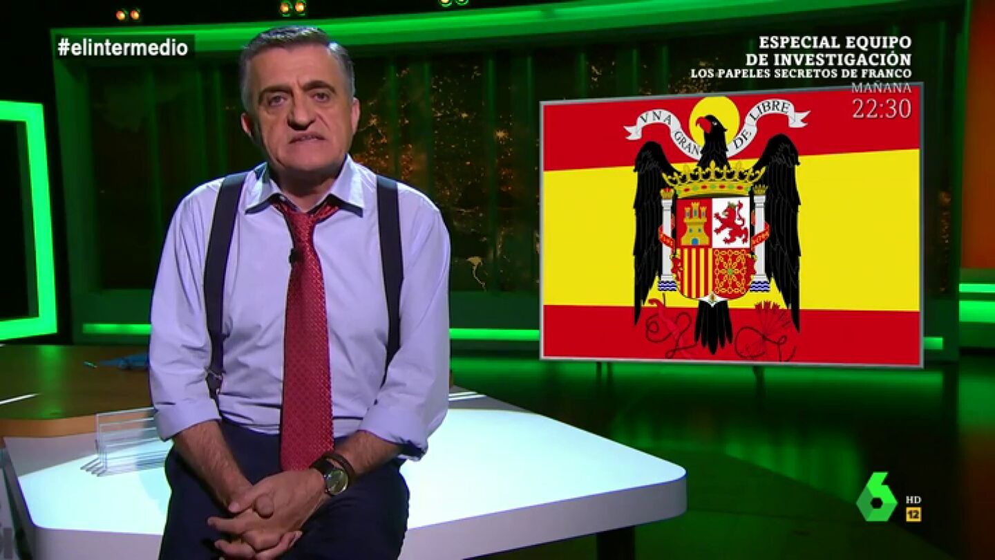 Wyoming reflexiona sobre la simbolog&iacute;a franquista: "Solo dir&eacute; que un pa&iacute;s tan poco sospechoso de antidemocr&aacute;tico como Alemania s&iacute; proh&iacute;be s&iacute;mbolos nazis"
