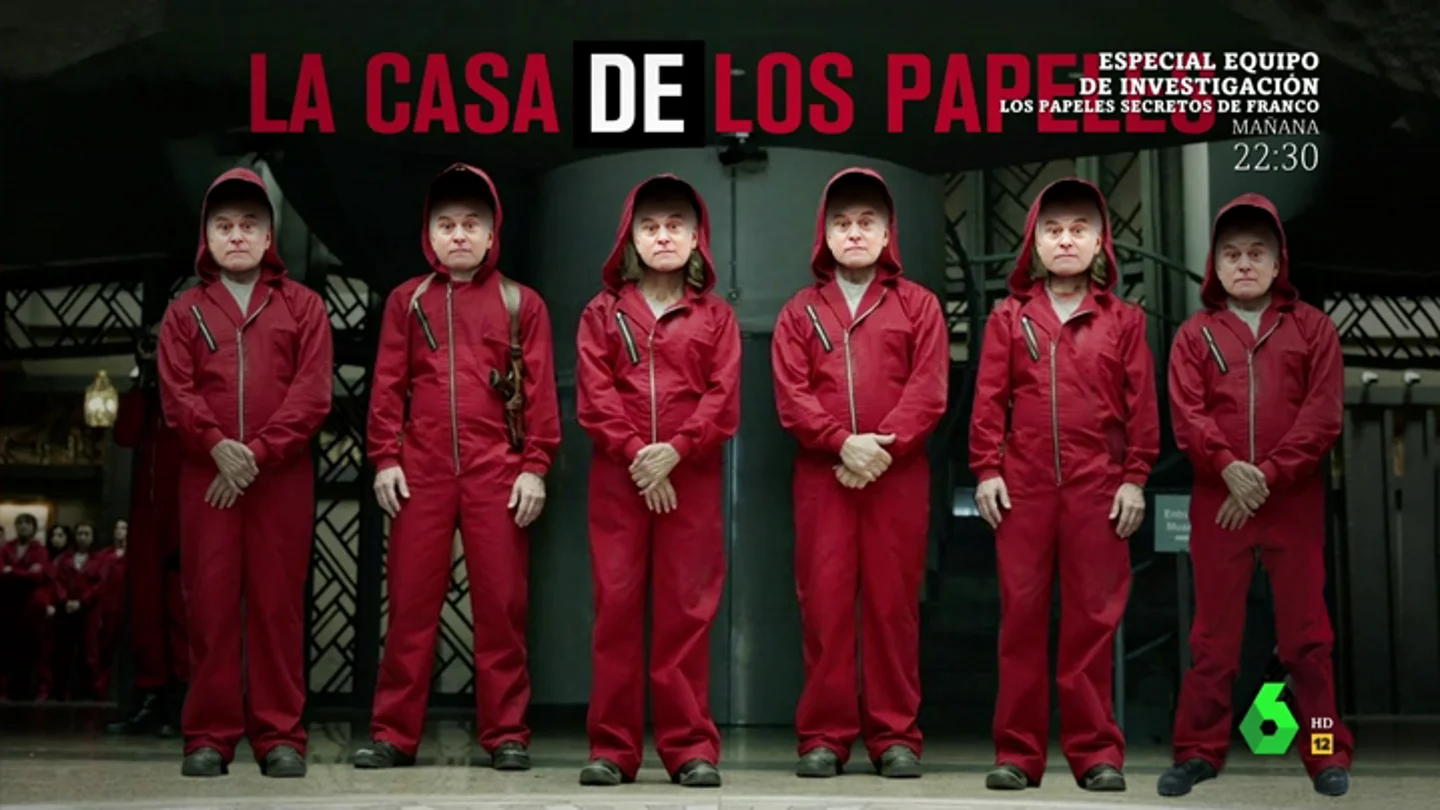 El Intermedio presenta 'La casa de los papeles': "Lo único legal de esta trama es que el chófer de Bárcenas había pasado la ITV" El Intermedio presenta 'La casa de los papeles': "Lo único legal de esta trama es que el chófer de Bárcenas había pasado la ITV"