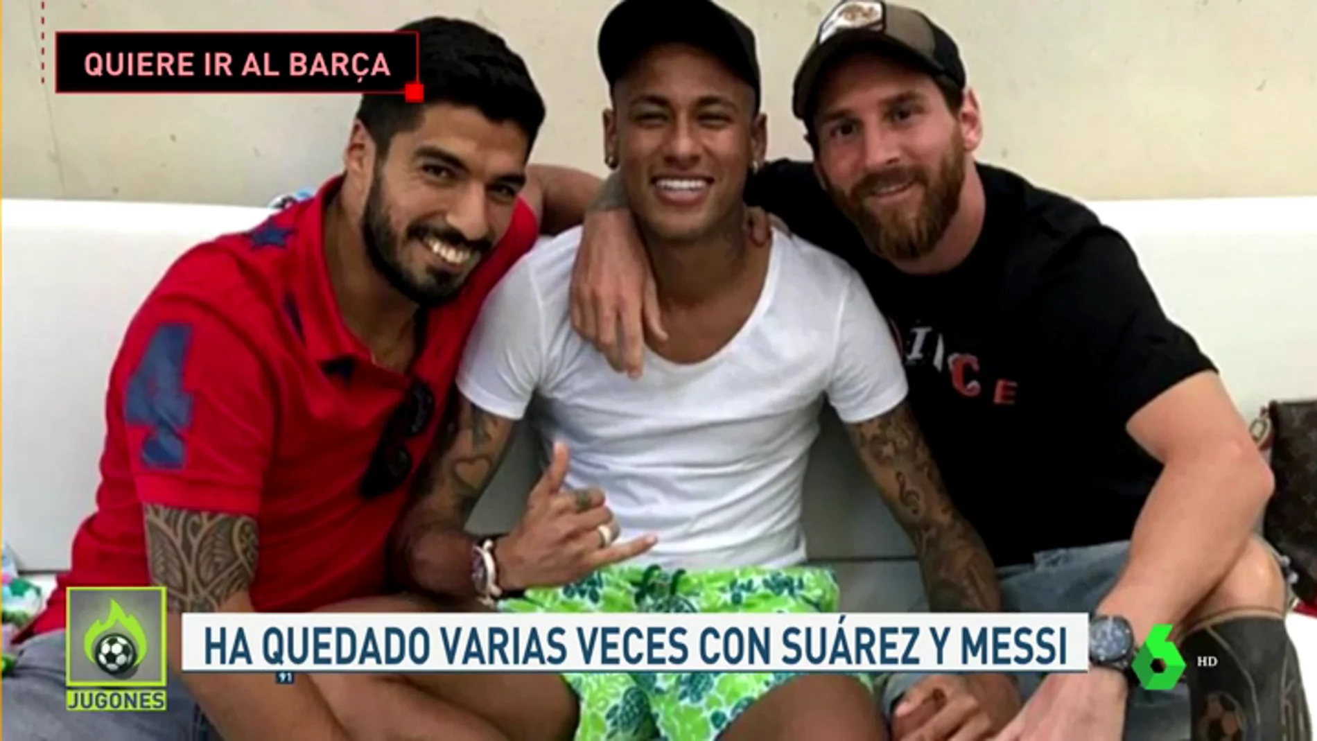 Neymar dice a sus amigos que el año que viene jugará en el Barça