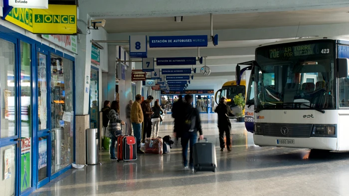 Imagen de la estación de autobuses de Murcia