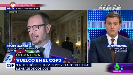 Javier Maroto y Albert Rivera Javier Maroto y Albert Rivera