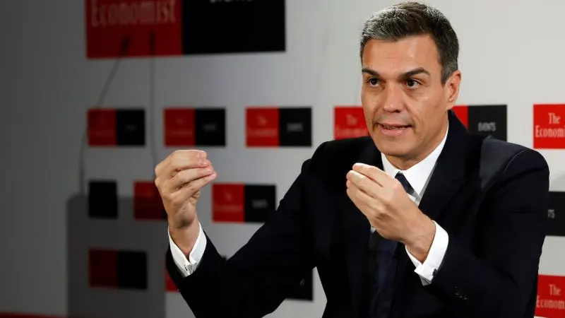 El presidente del Gobierno, Pedro Sánchez