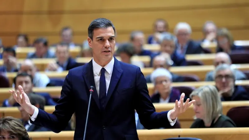 El presidente del Gobierno, Pedro Sánchez