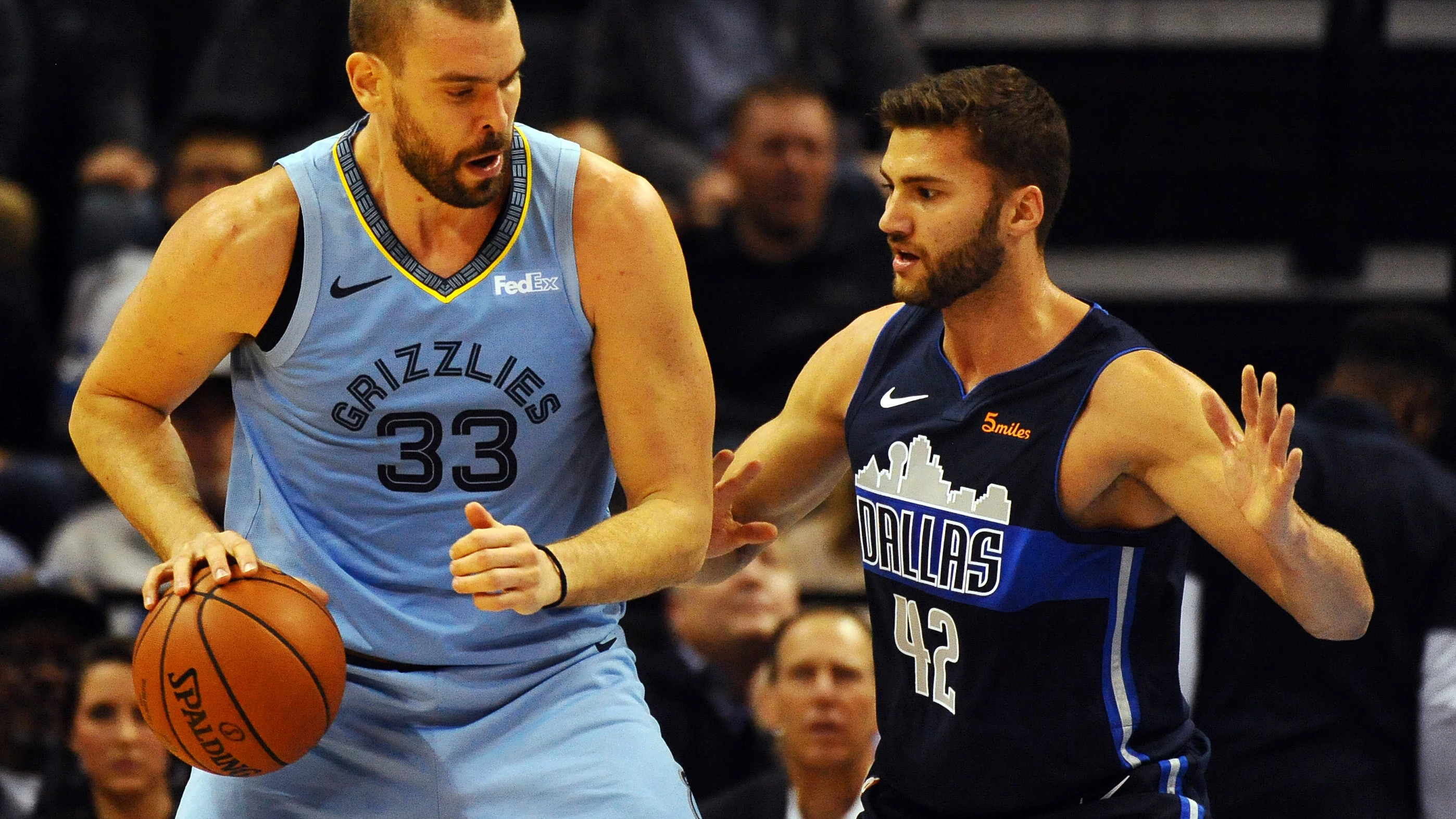 Marc Gasol, en acción ante los Dallas Mavericks