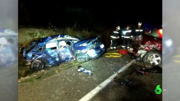 Brutal accidente de tráfico en Úbeda: cuatro jóvenes muertos y dos heridos graves