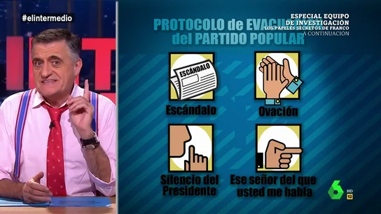 Así es el "protocolo de evacuación del Partido Popular": "Cosidó, vaya actualizando el currículum" Así es el "protocolo de evacuación del Partido Popular": "Cosidó, vaya actualizando el currículum"