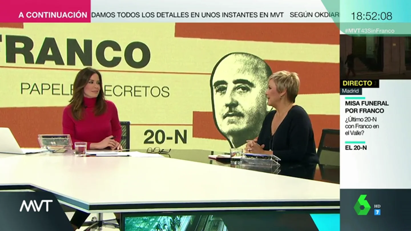 Gloria Serra, tras los ataques recibidos por falangistas: "Tienen derecho a decirnos que no les gustamos, otra cosa es que se metan en nuestro trabajo" Gloria Serra, tras los ataques recibidos por falangistas: "Tienen derecho a decirnos que no les gustamos, otra cosa es que se metan en nuestro trabajo"