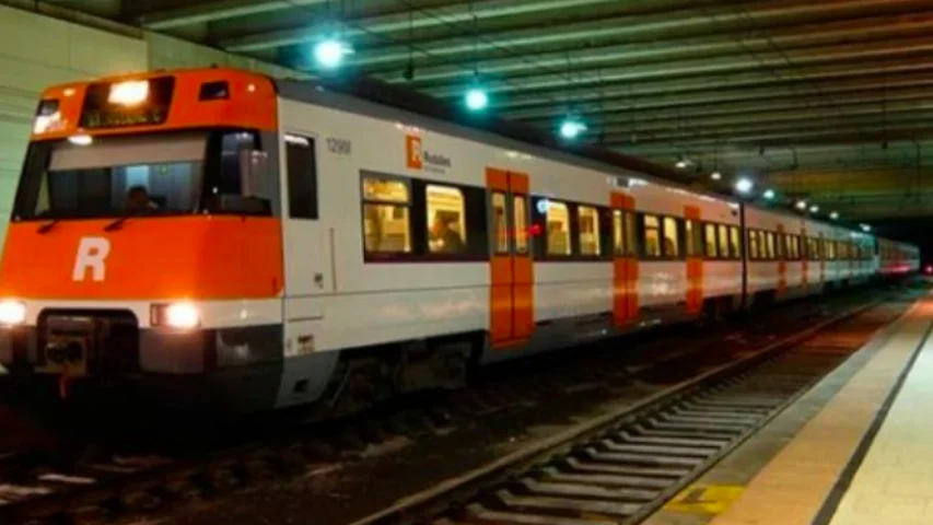 Imagen de un tren de Rodalies