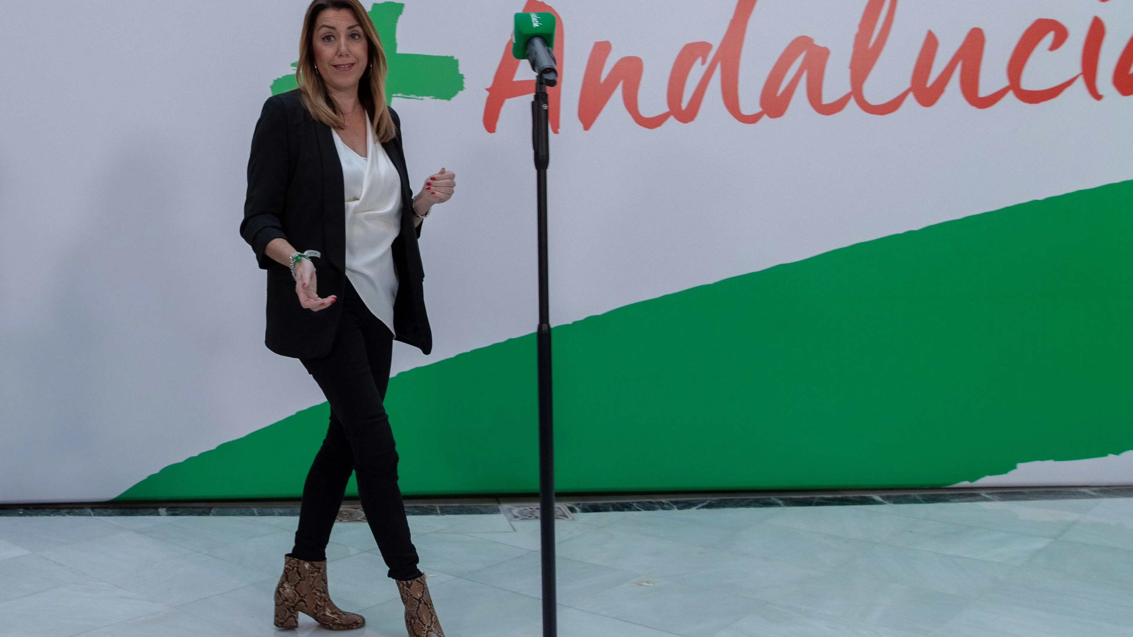 La presidenta andaluza en funciones y secretaria general del PSOE-A, Susana Díaz