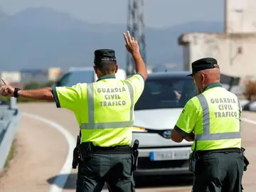 Efectivos de la Guardia Civil realizan un control Efectivos de la Guardia Civil realizan un control