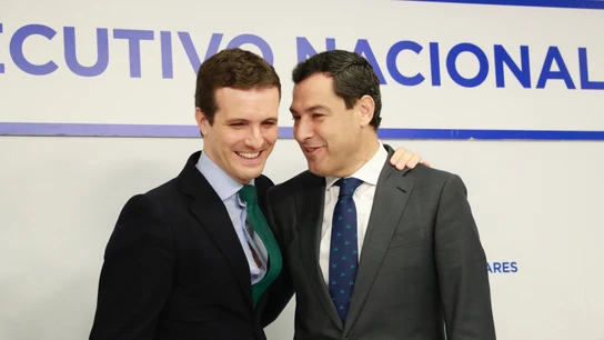Pablo Casado y Juanma Moreno Pablo Casado y Juanma Moreno