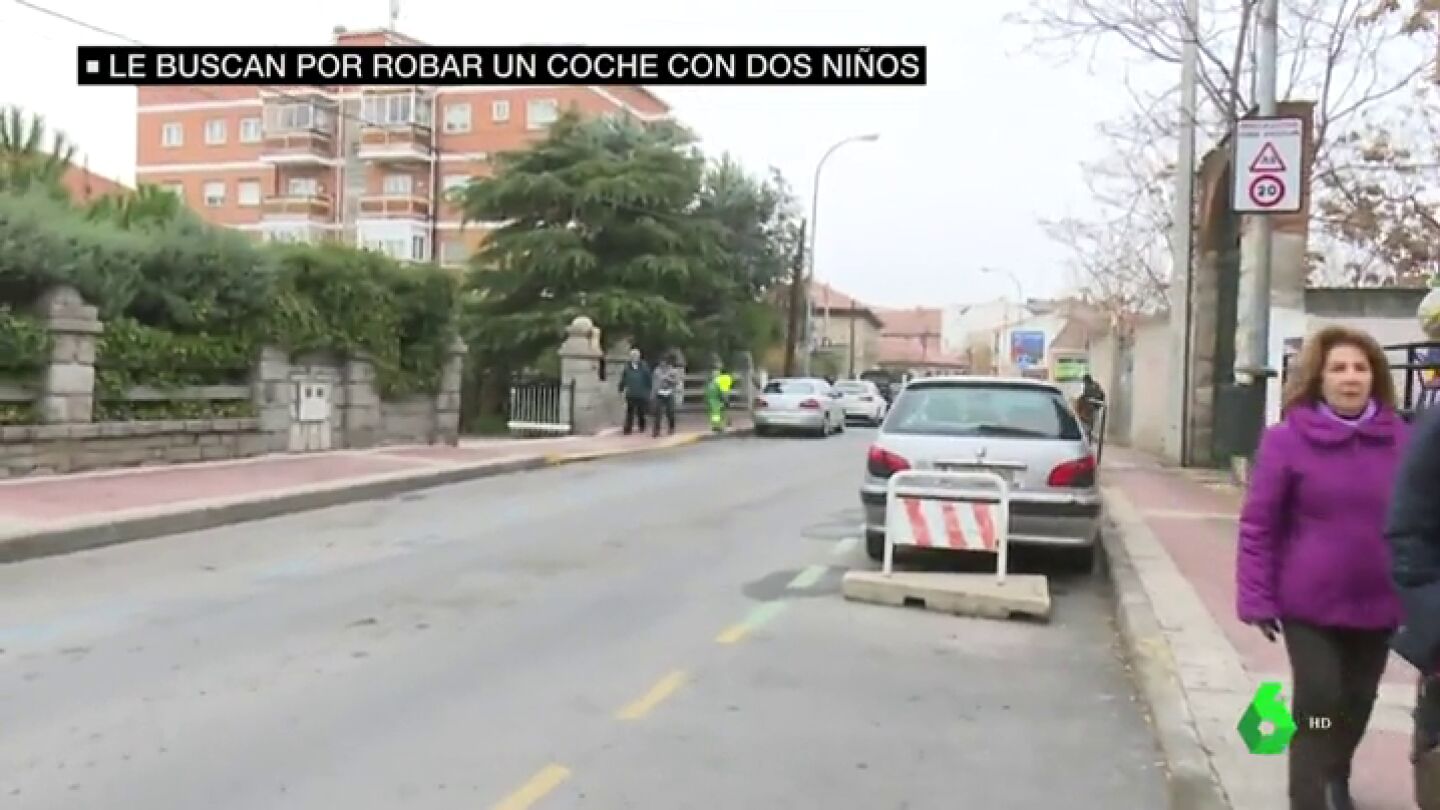 Un hombre roba un coche con dos ni&ntilde;os en su interior en un colegio de Collado Villalba, Madrid