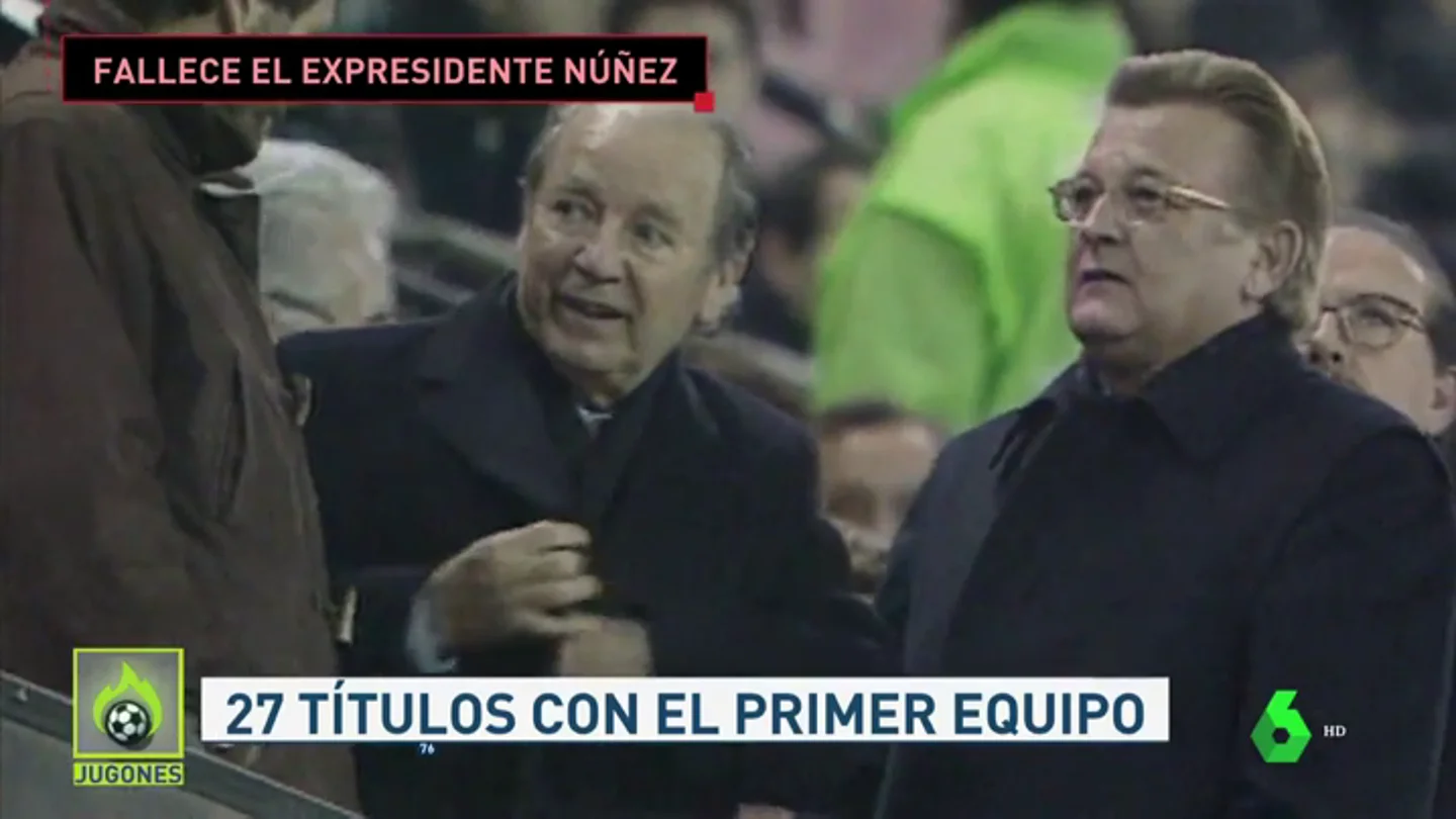 Fallece el expresidente del Barça Josep Luís Núñez Fallece el expresidente del Barça Josep Luís Núñez
