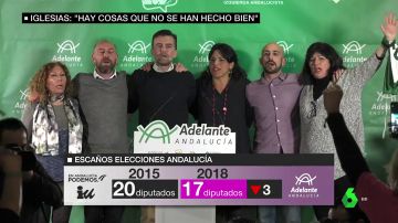 Adelante Andalucía se convierte en la cuarta fuerza de la comunidad: "Es obvio que no hemos conseguido el objetivo"