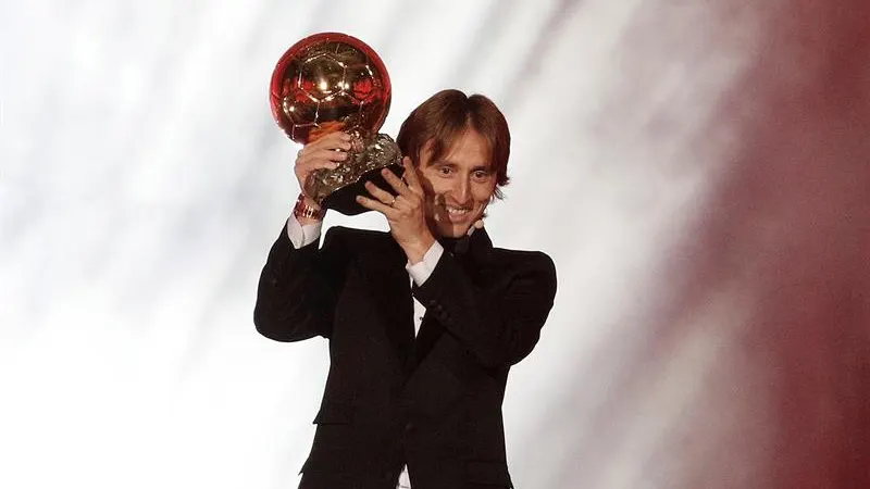 El jugador del Real Madrid, Luka Modric. 