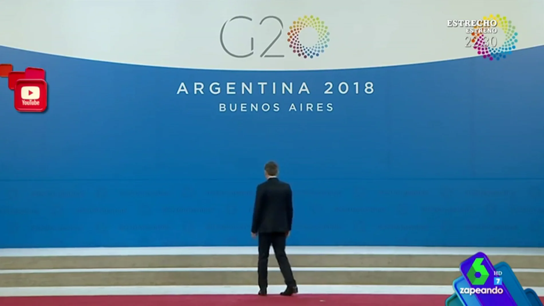 Solo y dando vueltas en círculo, el surrealista momento de Macri tras ser abandonado por Donald Trump