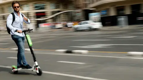 Usuario de los patinetes eléctricos Usuario de los patinetes eléctricos