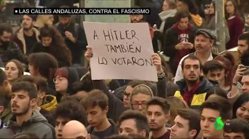 Vox responsabiliza a Podemos de las manifestaciones de los jóvenes en Andalucía: "Es intolerable. Es una llamada a la amenaza y al linchamiento"
