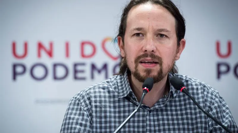 El líder de Podemos, Pablo Iglesias