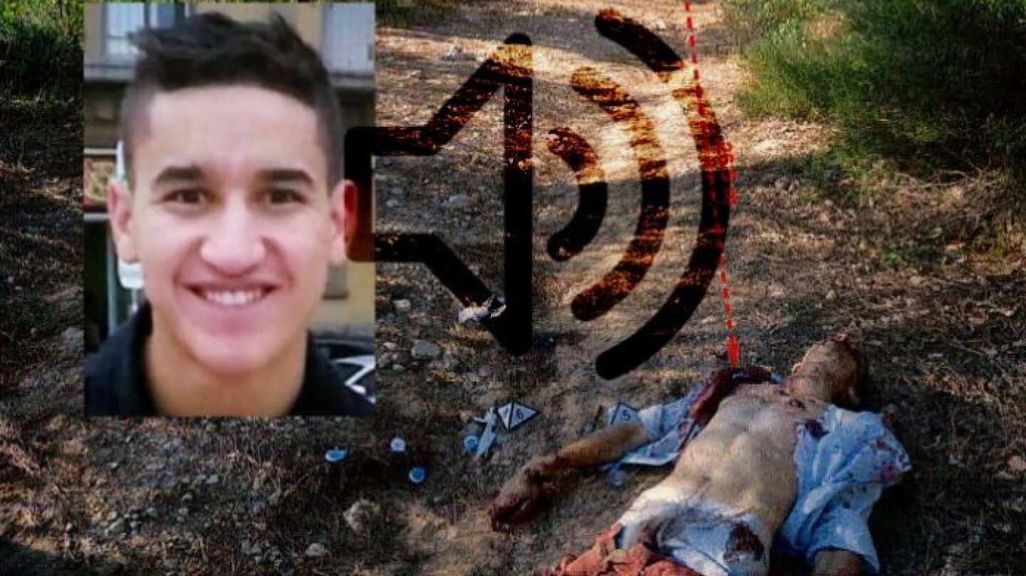 El terrorista abatido tras los disparos de los Mossos