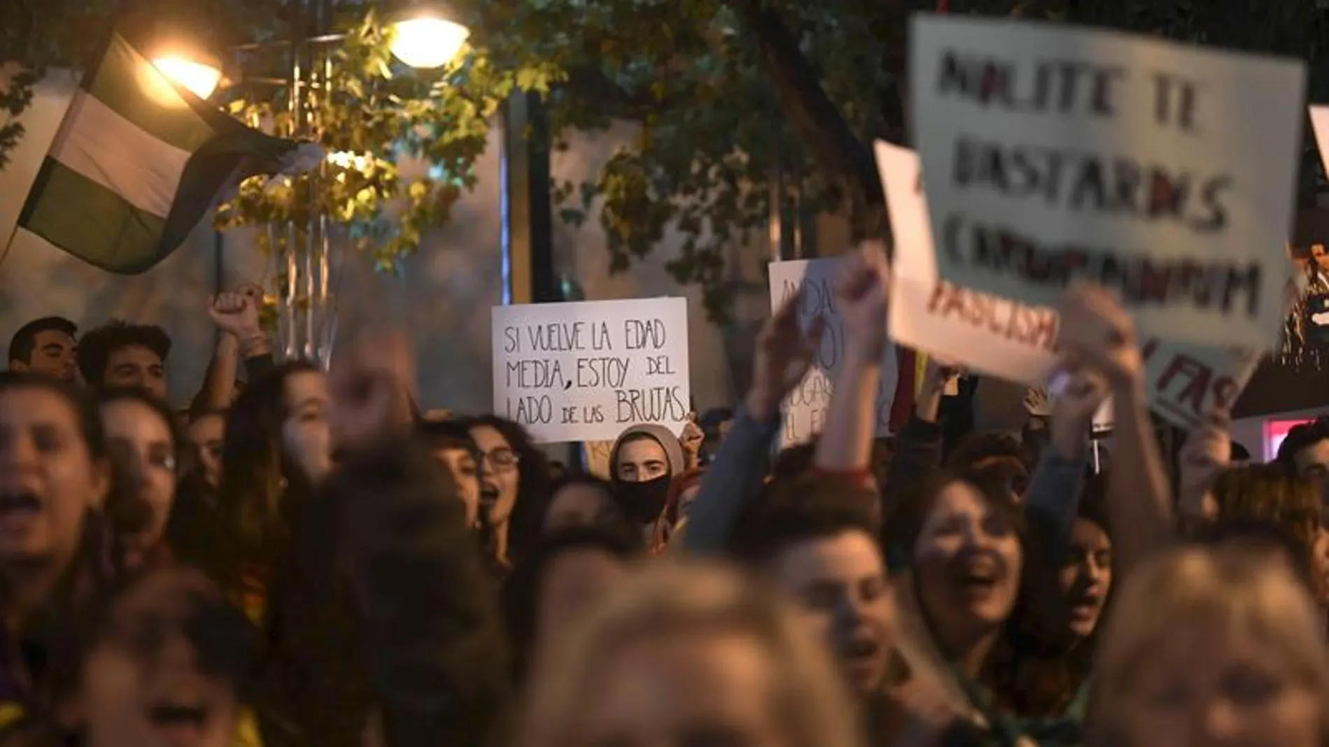Manifestaciones por segundo día contra Vox en varias ciudades andaluzas