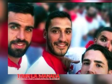 Imagen expuesta en la web del 'tour de La Manada' Imagen expuesta en la web del 'tour de La Manada'