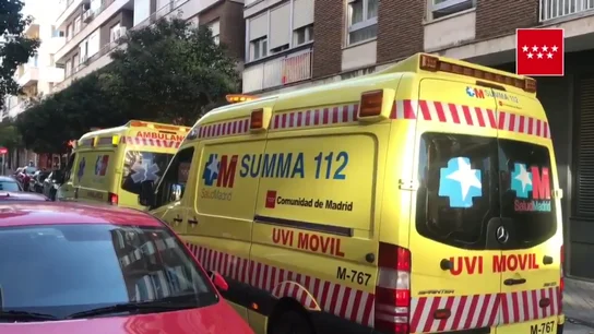 Muere un trabajador tras caer desde la azotea de un edificio en rehabilitación en Madrid Muere un trabajador tras caer desde la azotea de un edificio en rehabilitación en Madrid