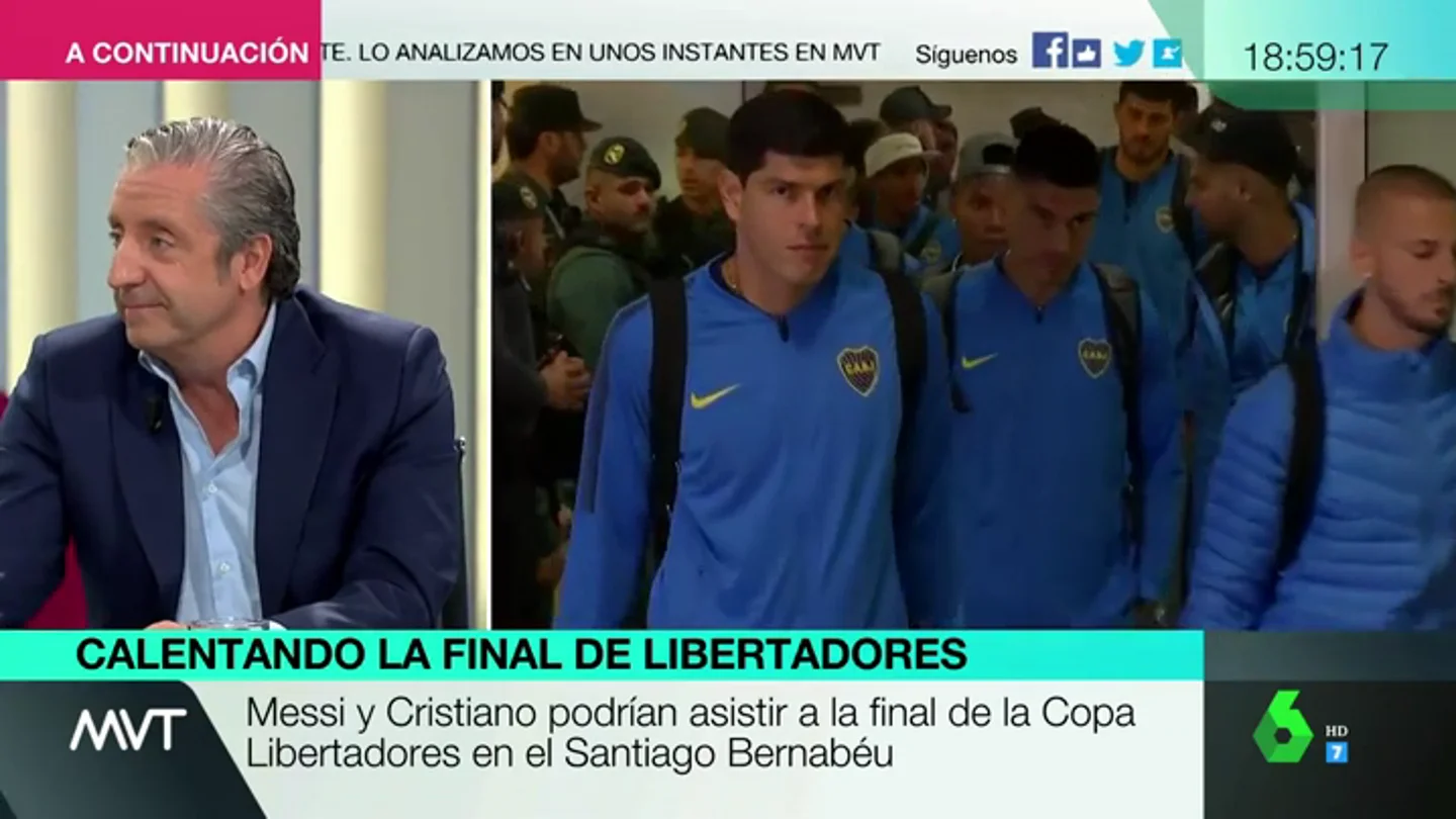Josep Pedrerol, sobre la Copa Libertadores: "Cualquier argentino siente vergüenza, sienten que les han humillado" Josep Pedrerol, sobre la Copa Libertadores: "Cualquier argentino siente vergüenza, sienten que les han humillado"