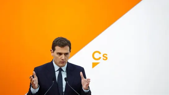 El líder de Ciudadanos, Albert Rivera El líder de Ciudadanos, Albert Rivera