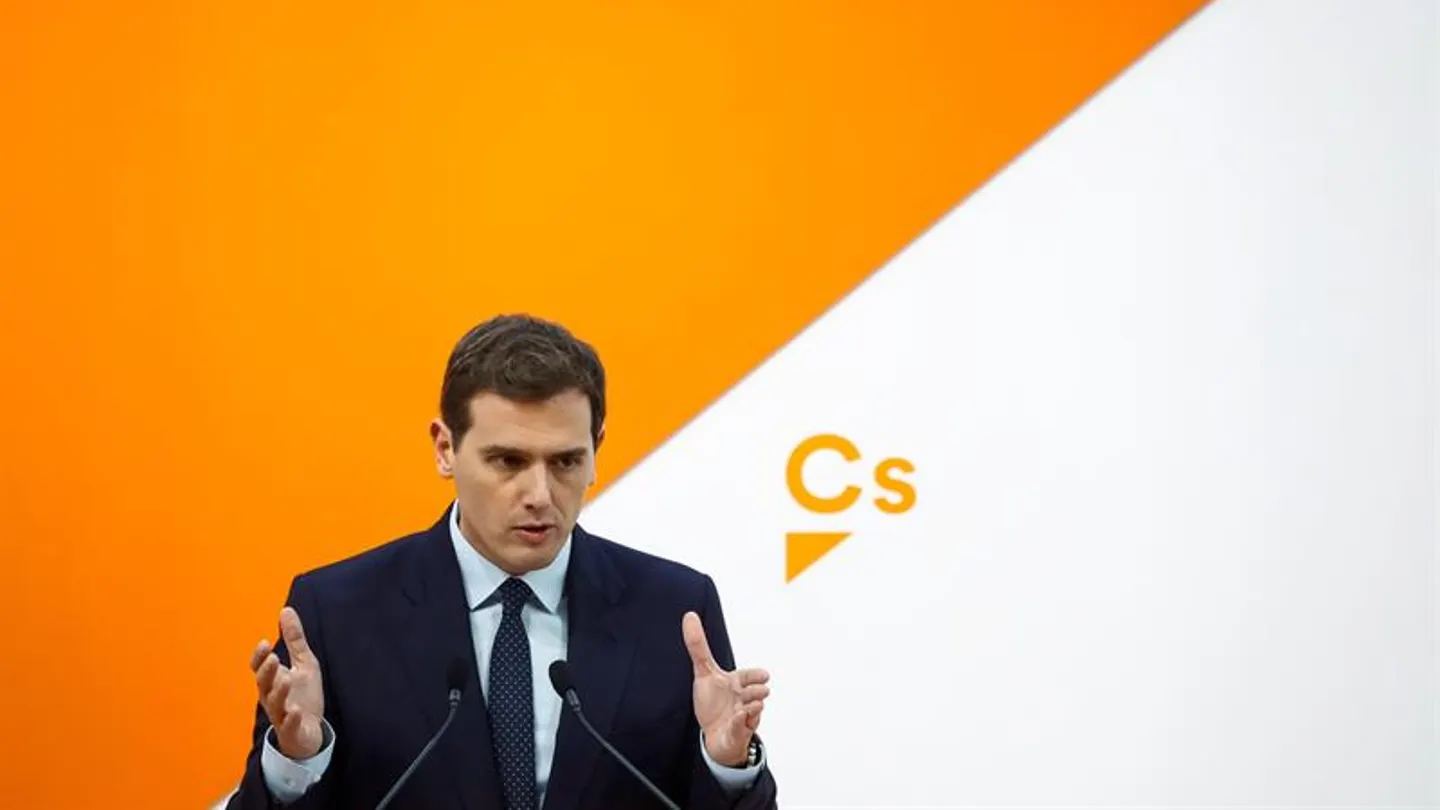 El líder de Ciudadanos, Albert Rivera El líder de Ciudadanos, Albert Rivera